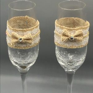 Crackle Flutes for Wedding or special occasion